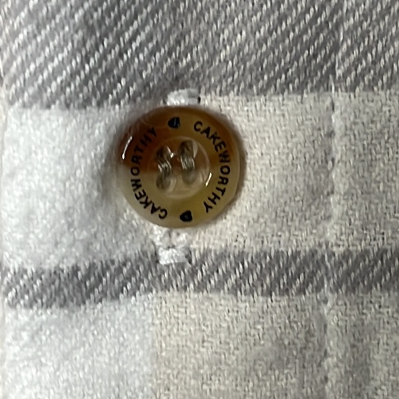 Rare Dobby Harry Potter flannel cakeworthy cream grey w/ brown pinstripe tartan - Picture 9 of 16